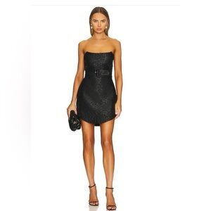 Amanda Uprichard X REVOLVE Joss Dress in Black Size XS